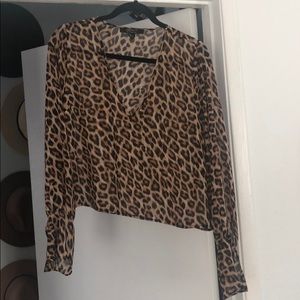 Leopard blouse
